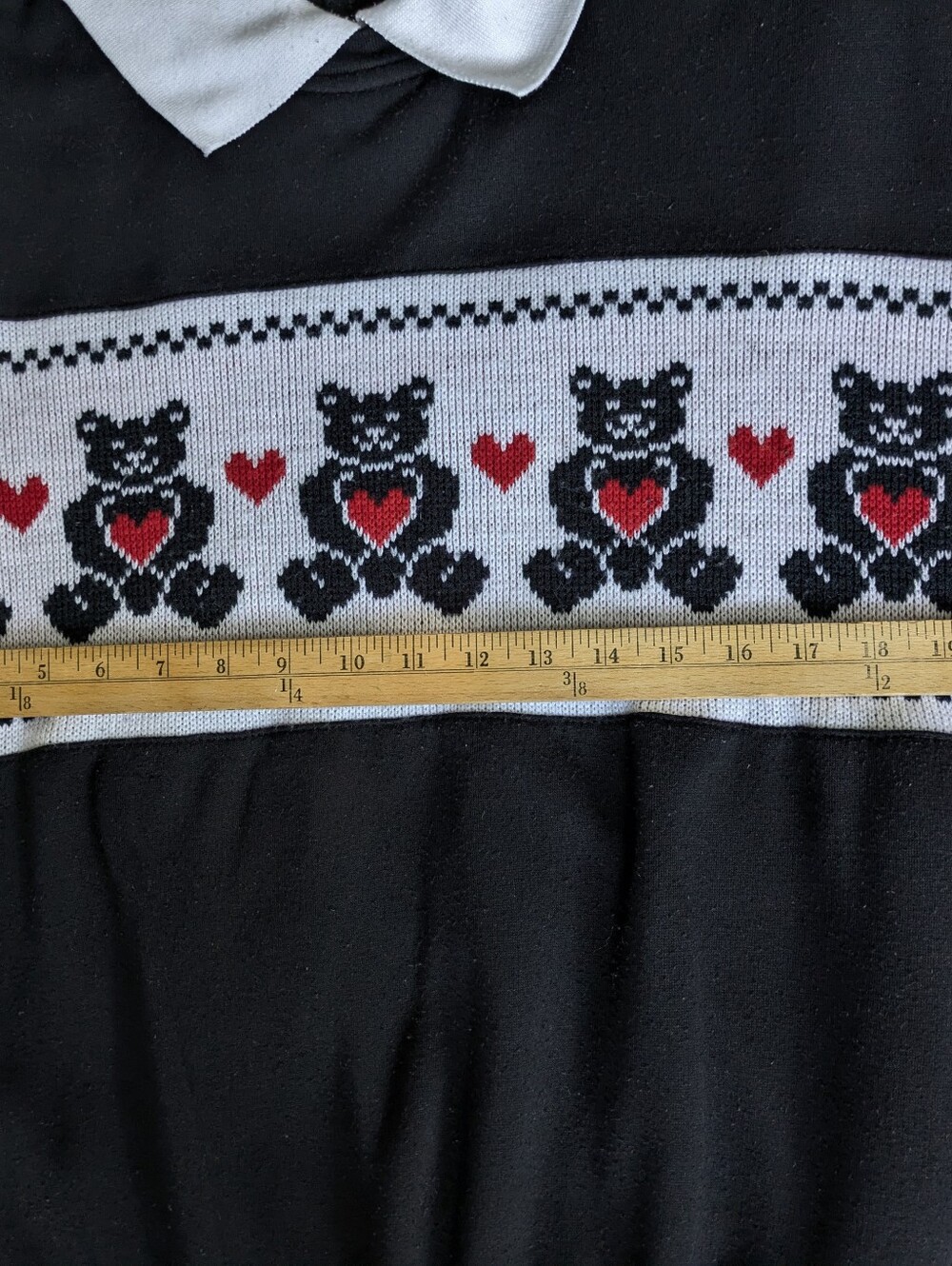 Womens Teddy Bear Heart Sweater M/L - Picture 3 of 7